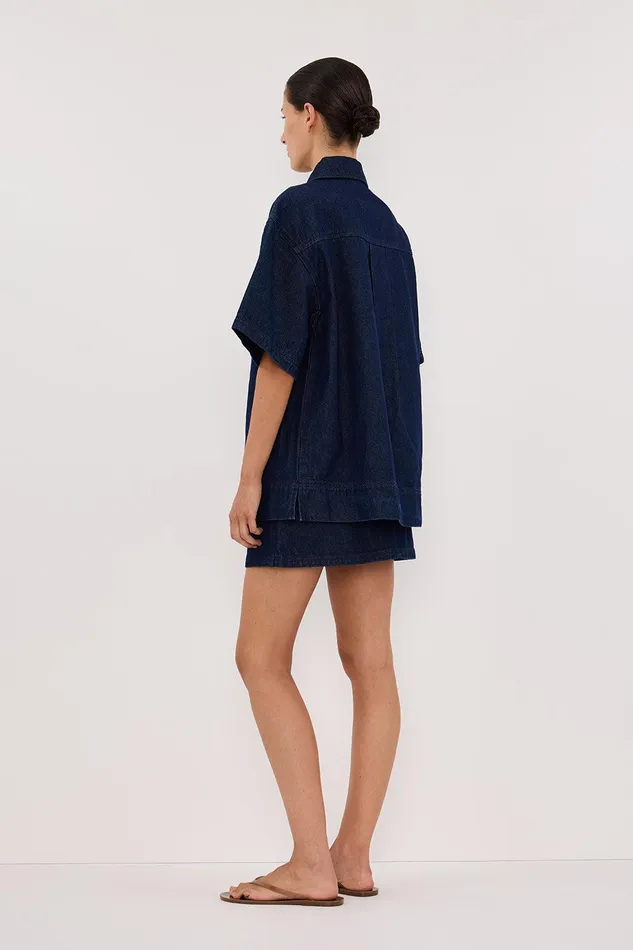 MASON INDIGO BOXY DENIM SHIRT Women DISSH Shirts