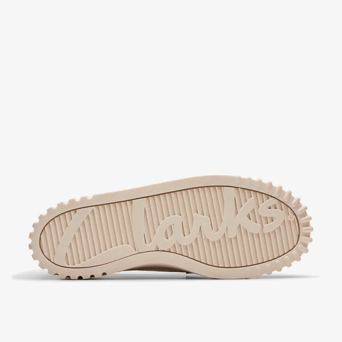 Mayhill Cove Cream Leather Women Clarks SlipOns