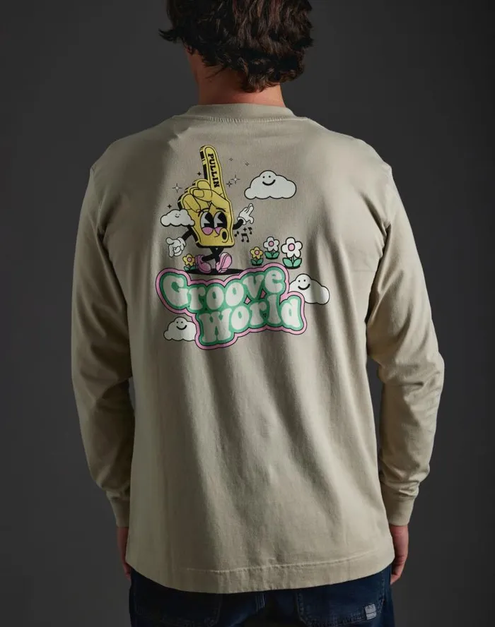 Men039s Tshirt Long Sleeves GROOVE Eshop PullIn Tshirts