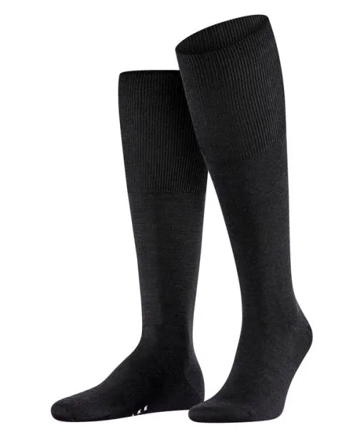 Men Airport Men Kneehigh Socks Black FALKE Knee High Socks