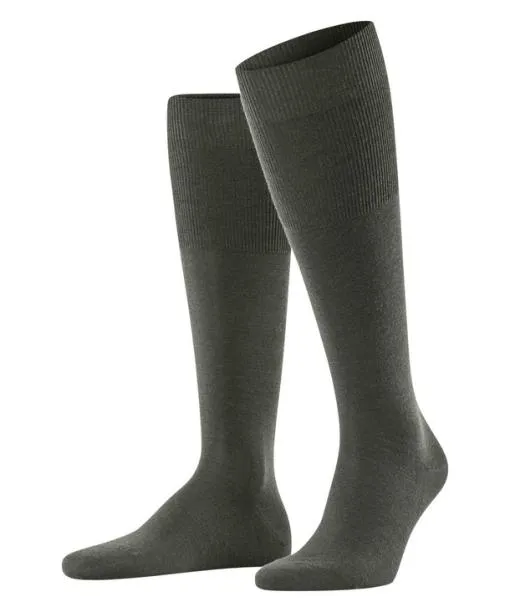 Men Airport Men Kneehigh Socks Green Mel FALKE Knee High Socks