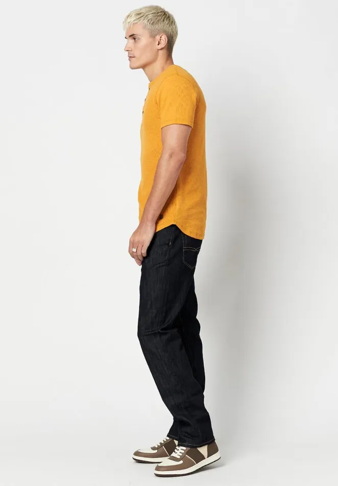 Men Cotton Kosory Henley TShirt Scotch Buffalo David Bitton Tops and Tees
