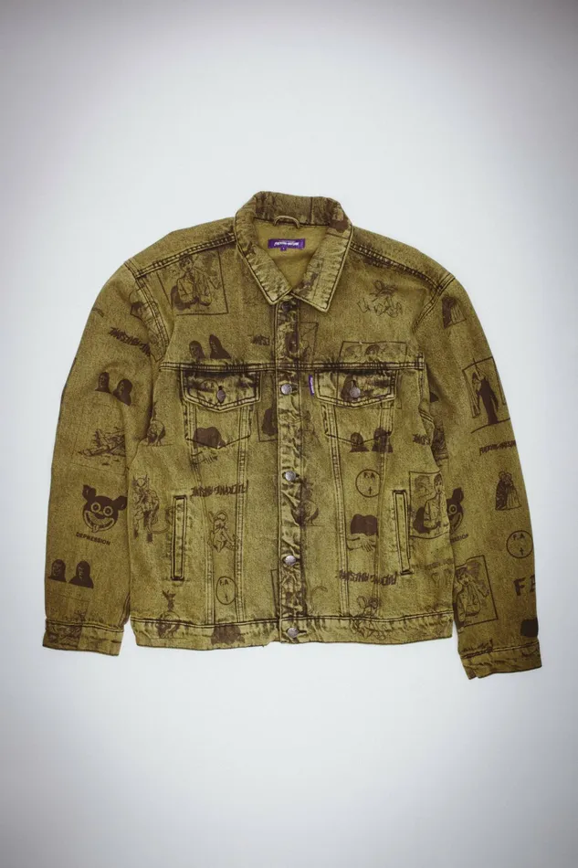 Men Cut Outs Trucker Jacket Fucking Awesome Jackets