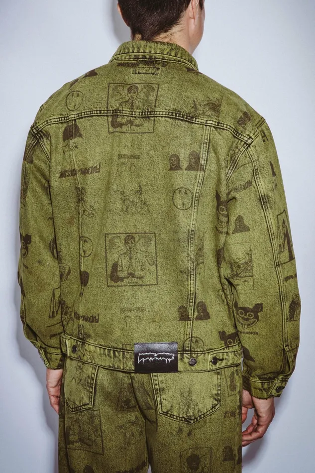 Men Cut Outs Trucker Jacket Fucking Awesome Jackets Men Cut Outs Trucker Jacket Fucking Awesome Jackets