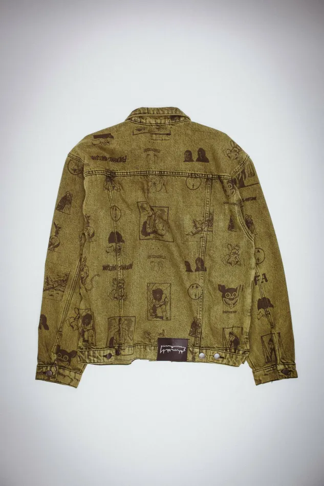 Men Cut Outs Trucker Jacket Fucking Awesome Jackets Men Cut Outs Trucker Jacket Fucking Awesome Jackets