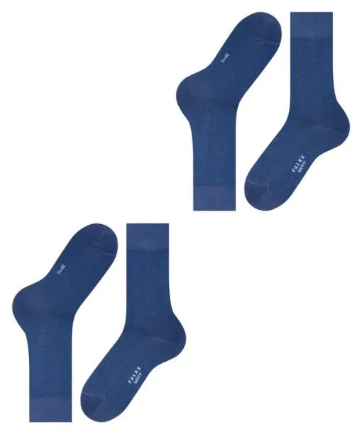 Men Happy 2Pack Men Socks Royal Blue FALKE Socks