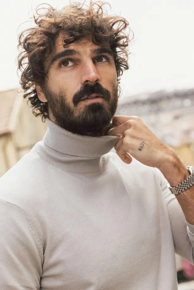 Men Knits MOS MOSH MMGAdam Soft Roll Neck Knit Soft Kit