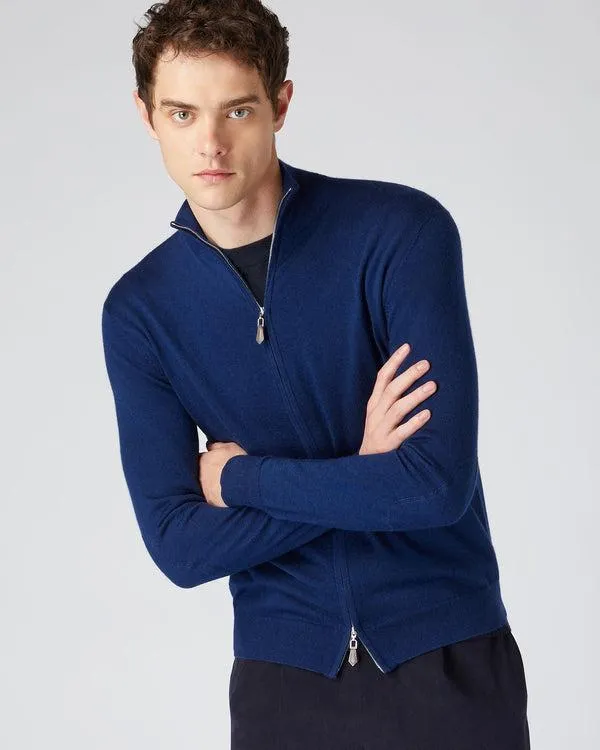 Men Men039s The Hyde Fine Gauge Cashmere Zip SweaterIn French Blue French Blue NPeal Cardigans Men Men039s The Hyde Fine Gauge Cashmere Zip SweaterIn French Blue French Blue NPeal Cardigans