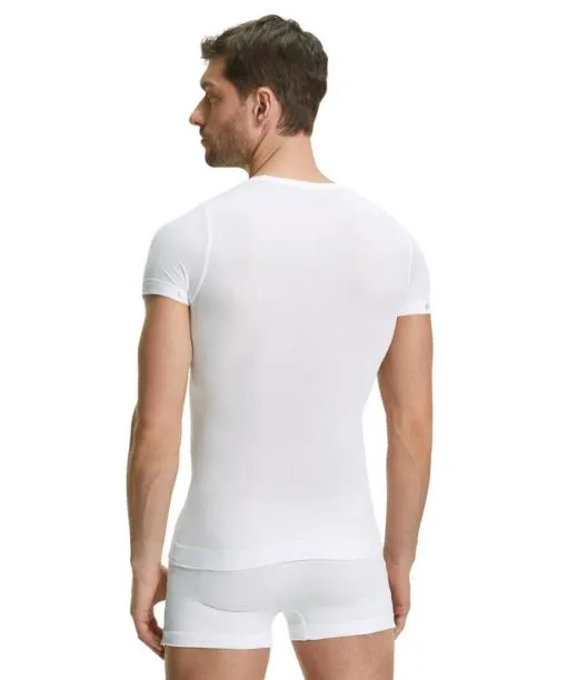 Men Men TShirt Ultralight Cool White FALKE Short Sleeve Shirts