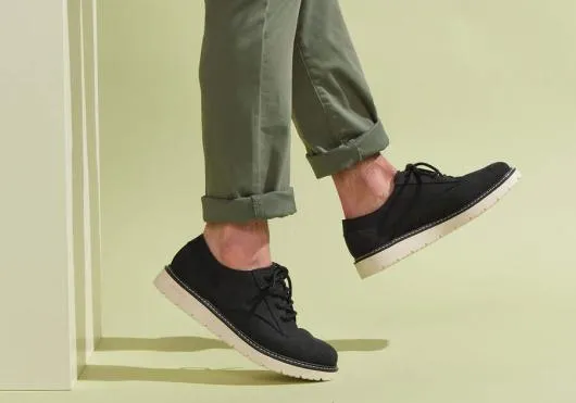 Men MenNavi TRVL LITE Black Water Resistant Dress Shoe Water Resistant Black TOMS Dress Shoes