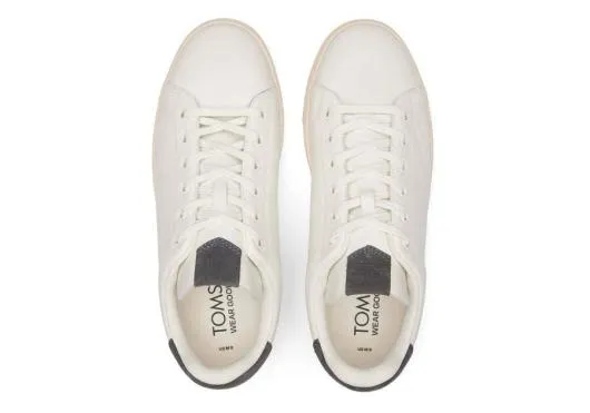 Men MenTRVL LITE Porcelain Grey Leather LaceUp Sneaker Porcelain Multi TOMS Sneakers