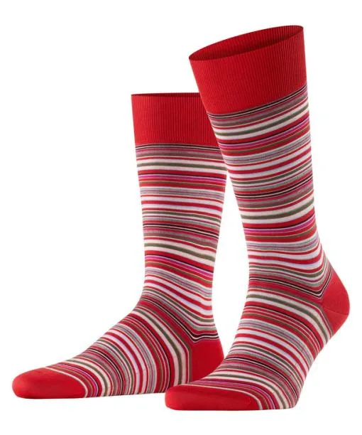 Men Microblock Men Socks Red FALKE Socks