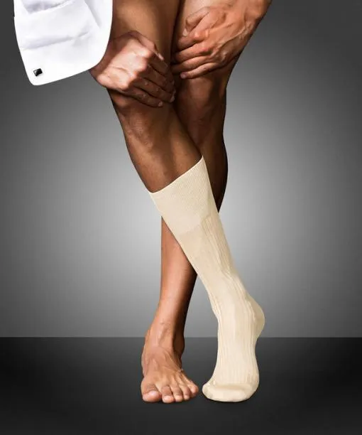 Men No 10 Pure Fil Dcosse Men Socks Sand FALKE Socks