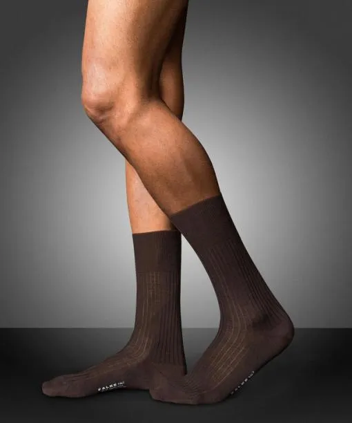 Men No 7 Finest Merino Men Socks Brown FALKE Socks
