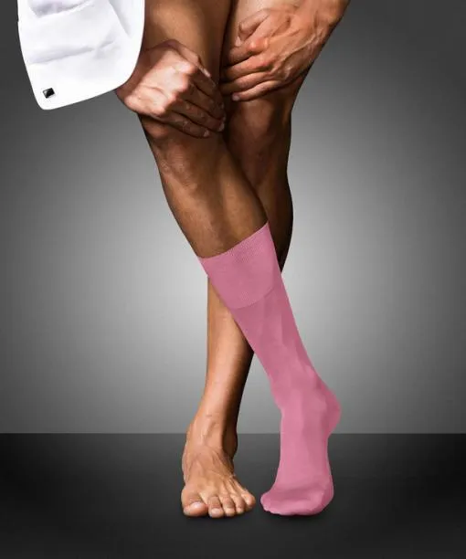 Men No 9 Pure Fil Dcosse Men Socks Rose FALKE Socks