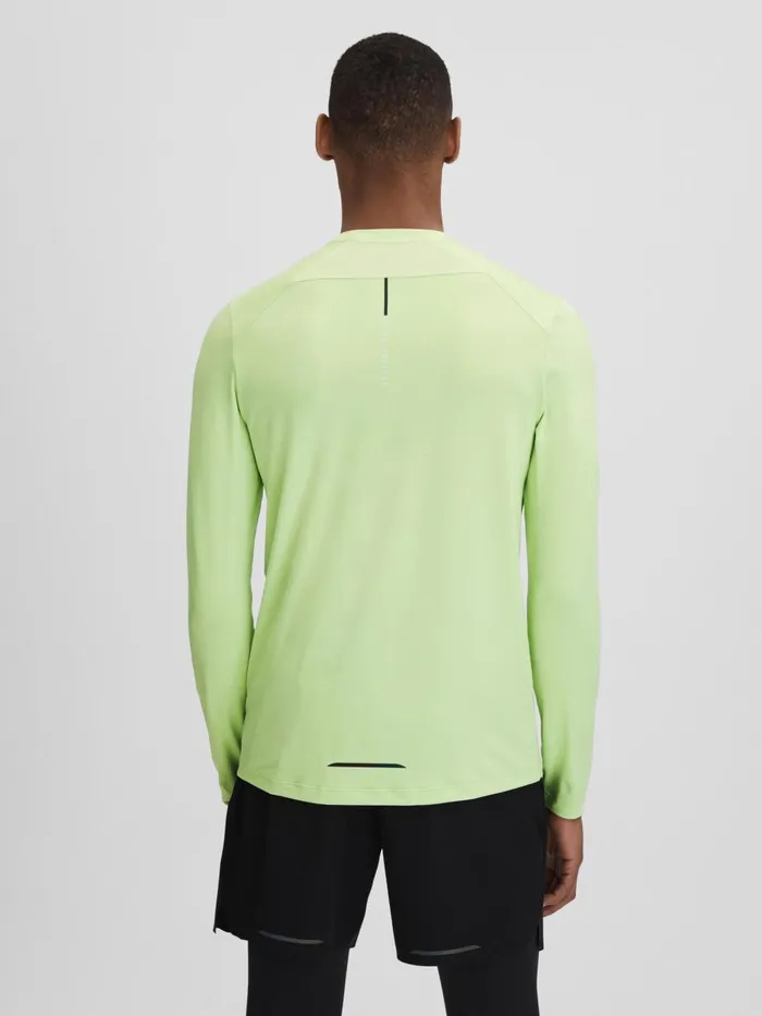 Men Reiss Sweats Hoodies and Joggers Kash Castore Performance Long Sleeve Top Iced Citrus Yellow