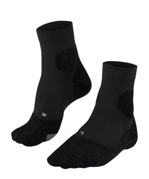 Men RU Trail Grip Men Running Socks Black FALKE Running Socks