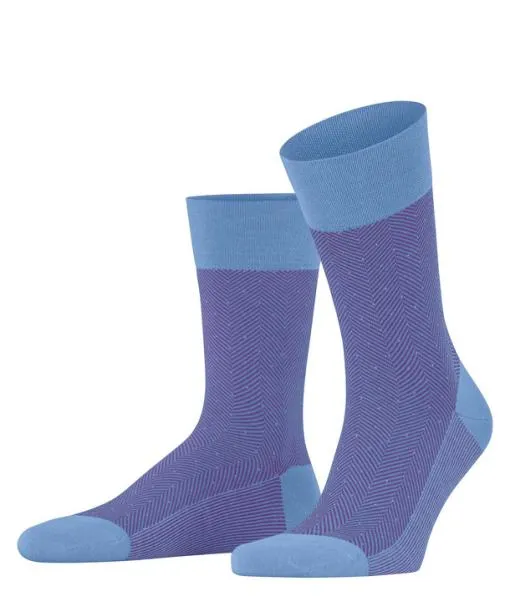 Men Sensitive Herringbone Men Socks Arcticblue FALKE Socks