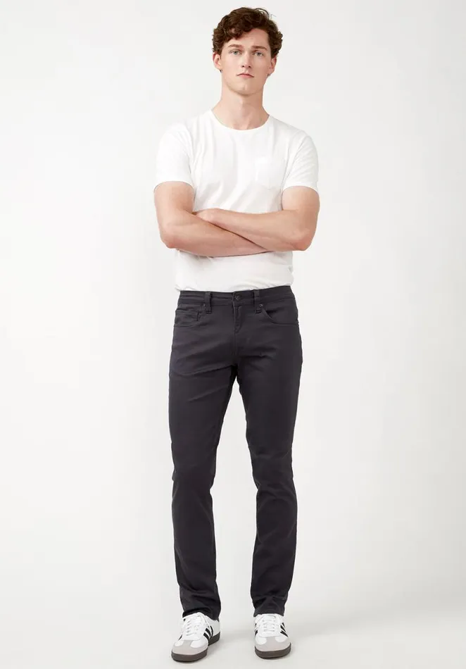 Men Slim Fit Beige Twill Pants Sablee Buffalo David Bitton Pants