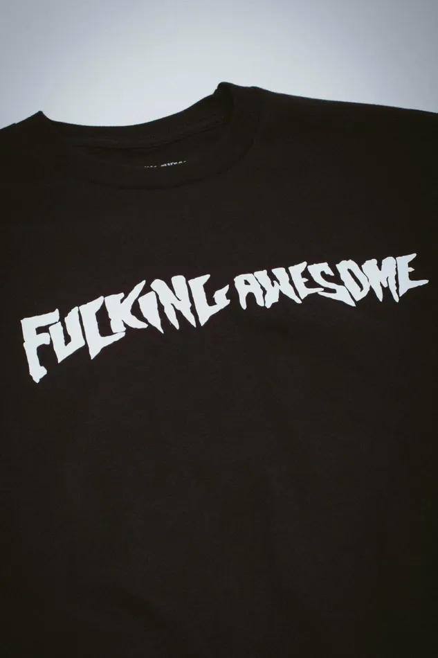 Men Stamp Logo Tee Fucking Awesome Short Sleeve Men Stamp Logo Tee Fucking Awesome Short Sleeve