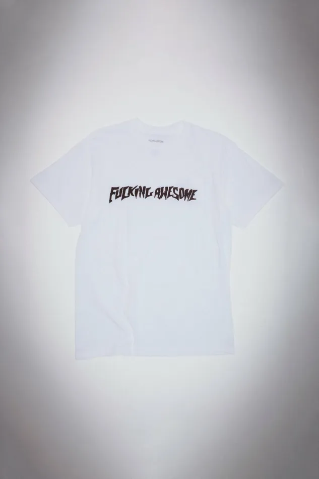 Men Stamp Logo Tee Fucking Awesome Short Sleeve Men Stamp Logo Tee Fucking Awesome Short Sleeve