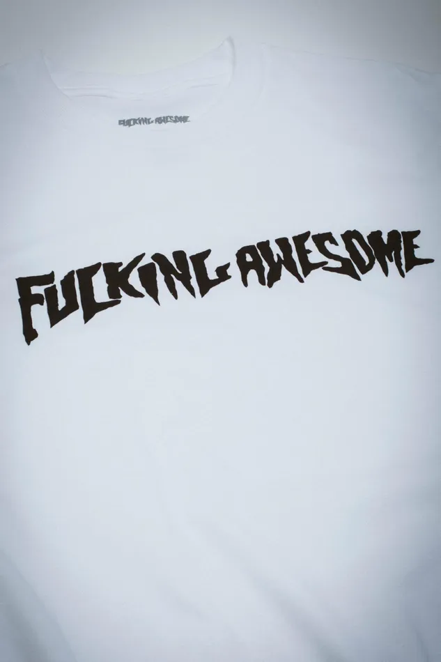 Men Stamp Logo Tee Fucking Awesome Short Sleeve Men Stamp Logo Tee Fucking Awesome Short Sleeve