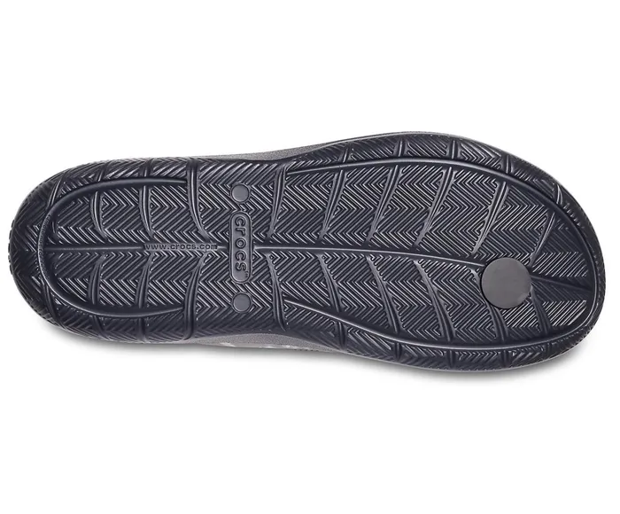 Men Swiftwater Mossy Oak Elements Wave Flip Black Crocs FlipFlops