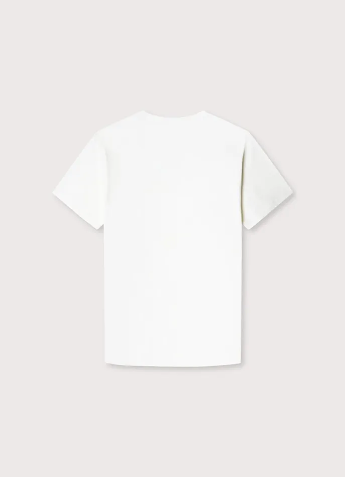 Men TShirts and Sweatshirts Faonnable Regular Fit Palm Tree TShirt Off White