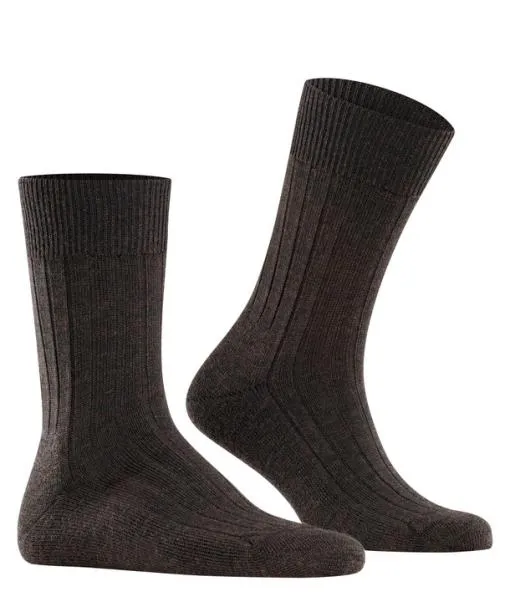 Men Teppich Im Schuh Men Socks Dark Brown FALKE Socks