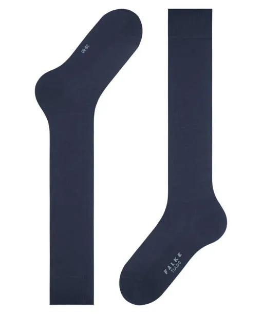 Men Tiago Men Kneehigh Socks Space Blue FALKE Knee High Socks
