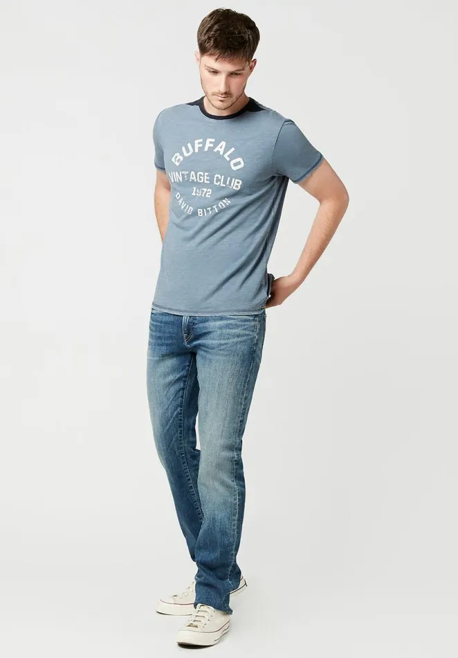 Men Tibox Vintage Club TShirt Mirage Buffalo David Bitton Tops and Tees