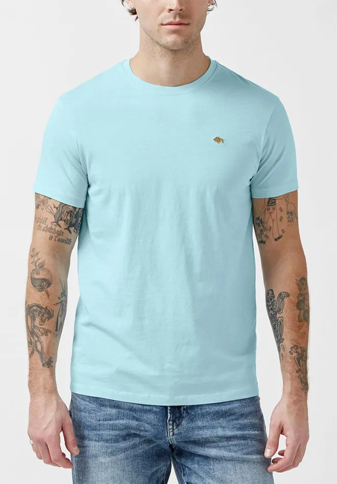 Men Tipima ShortSleeve Mens Summer TShirt Sky Blue Buffalo David Bitton Tops and Tees Men Tipima ShortSleeve Mens Summer TShirt Sky Blue Buffalo David Bitton Tops and Tees