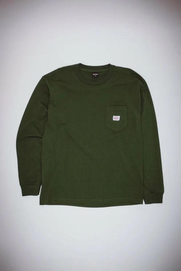 Men USA Made Heavy Weight Pocket LS Tee Fucking Awesome Long Sleeve Tee Men USA Made Heavy Weight Pocket LS Tee Fucking Awesome Long Sleeve Tee