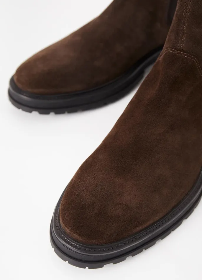 Men Vagabond Boots JOHNNY 20 BOOTS Dark Brown Suede