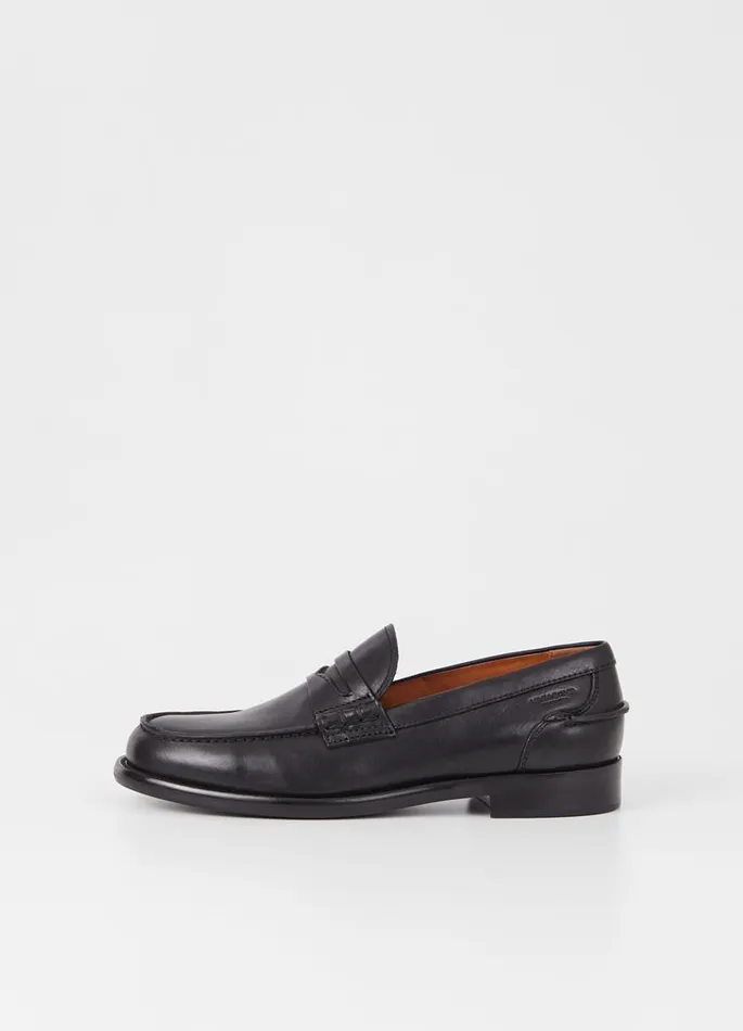 Men Vagabond Dress Shoes STEVEN LOAFER Black Leather