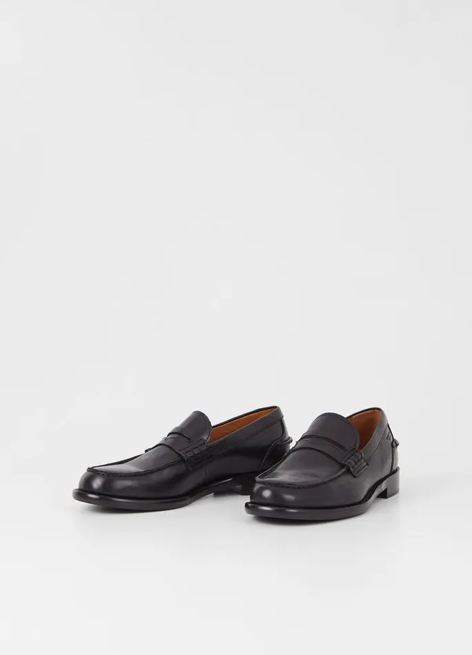 Men Vagabond Dress Shoes STEVEN LOAFER Black Leather