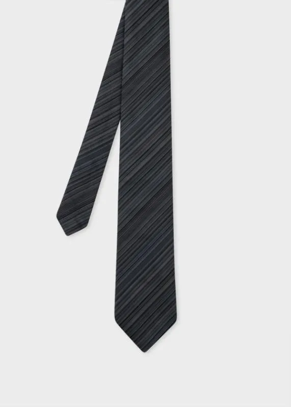 Mens 039Shadow Stripe039 Silk Tie Paul Smith Ties