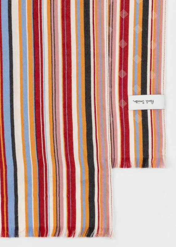 Mens 039Signature Stripe039 Scarf and Merino Sweater Gift SetMerino Sweater039Signature Stripe039 Scarf Paul Smith Sweaters