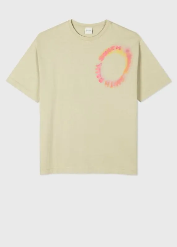 Mens 039Solar Flare Logo039 Embroidered TShirt Paul Smith TShirts