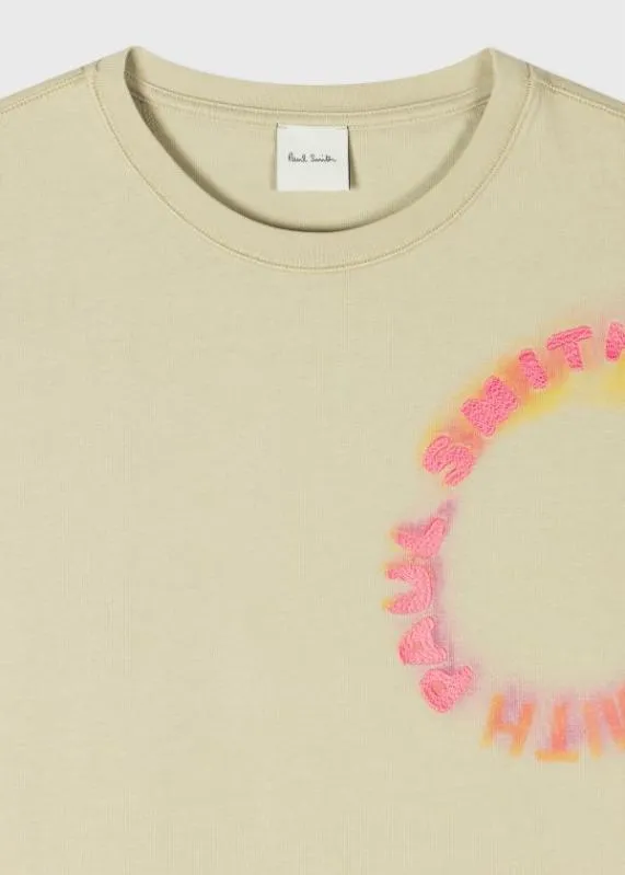 Mens 039Solar Flare Logo039 Embroidered TShirt Paul Smith TShirts Mens 039Solar Flare Logo039 Embroidered TShirt Paul Smith TShirts