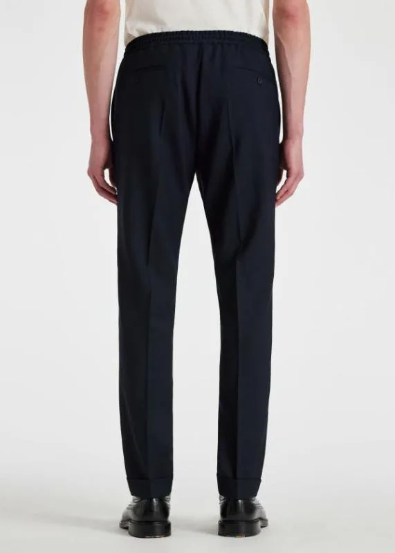 Mens A Suit To Travel In 8211 SlimFit DrawstringWaist Wool Pants Paul Smith Suits