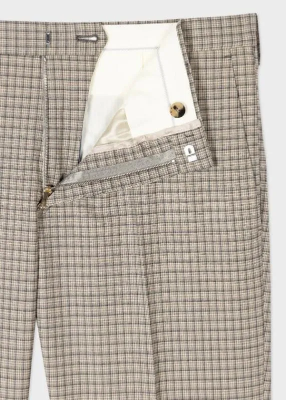 Mens Check StretchWool Pants Paul Smith Pants Mens Check StretchWool Pants Paul Smith Pants