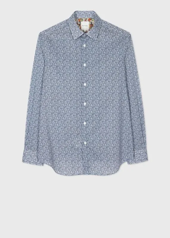 Mens Cotton 039Liberty Floral039 Shirt Paul Smith Shirts