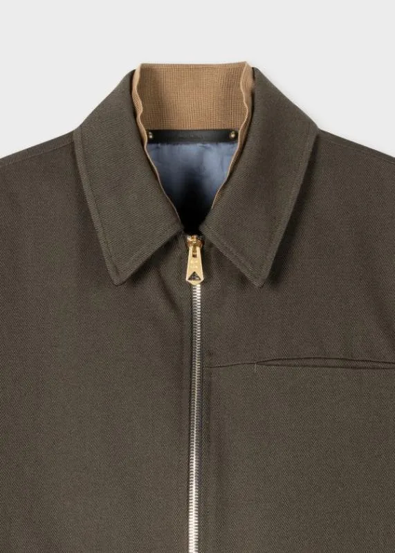 Mens CottonBlend Twill Zip Jacket Paul Smith Coats and Jackets Mens CottonBlend Twill Zip Jacket Paul Smith Coats and Jackets