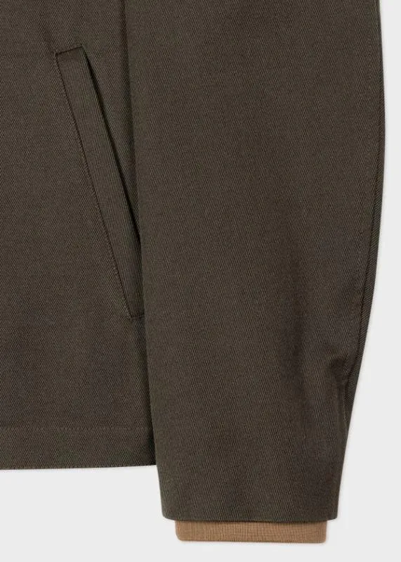 Mens CottonBlend Twill Zip Jacket Paul Smith Coats and Jackets Mens CottonBlend Twill Zip Jacket Paul Smith Coats and Jackets