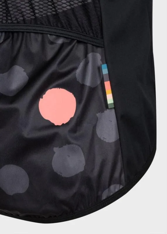 Mens Cycling Gilet With Polka Dot Back Panel Paul Smith Coats and Jackets Mens Cycling Gilet With Polka Dot Back Panel Paul Smith Coats and Jackets