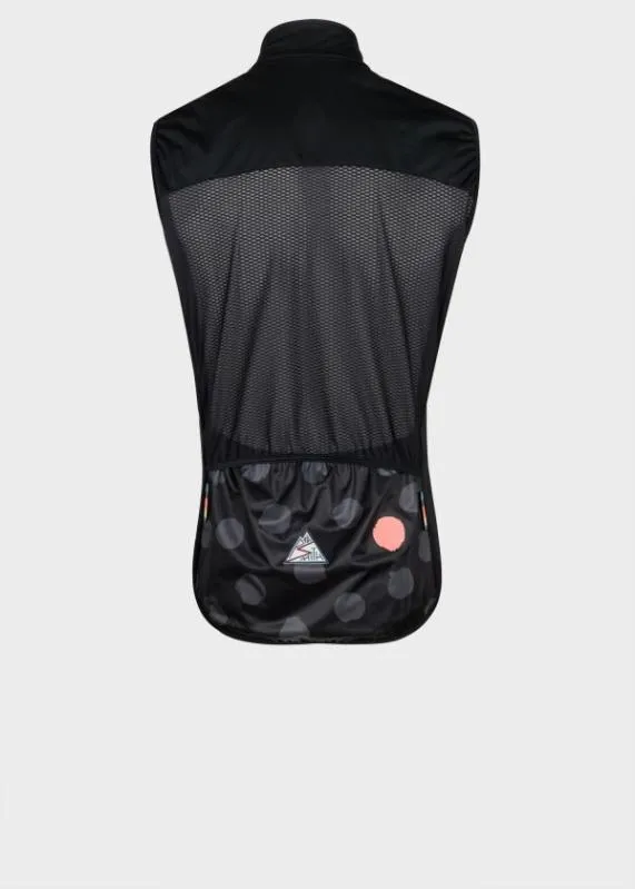 Mens Cycling Gilet With Polka Dot Back Panel Paul Smith Coats and Jackets Mens Cycling Gilet With Polka Dot Back Panel Paul Smith Coats and Jackets
