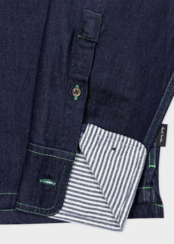 Mens Denim PatchPocket Shirt Paul Smith Shirts Mens Denim PatchPocket Shirt Paul Smith Shirts