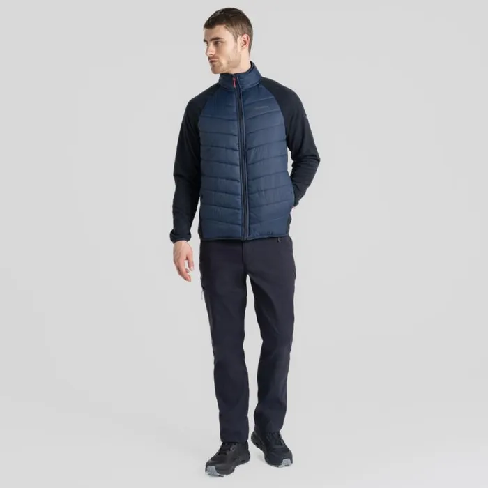 Mens Insulated Jackets Craghoppers Ardal Hybrid Jacket Blue Navy Mens Insulated Jackets Craghoppers Ardal Hybrid Jacket Blue Navy