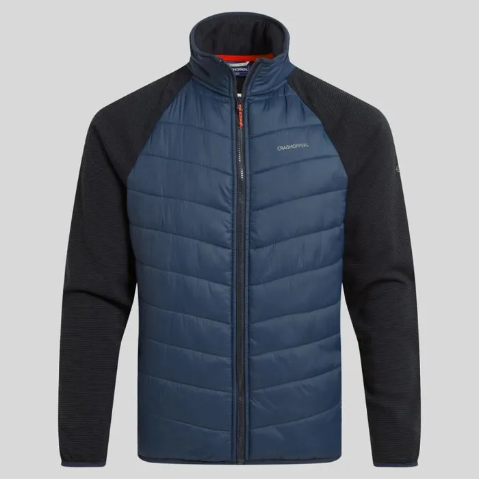 Mens Insulated Jackets Craghoppers Ardal Hybrid Jacket Blue Navy Mens Insulated Jackets Craghoppers Ardal Hybrid Jacket Blue Navy